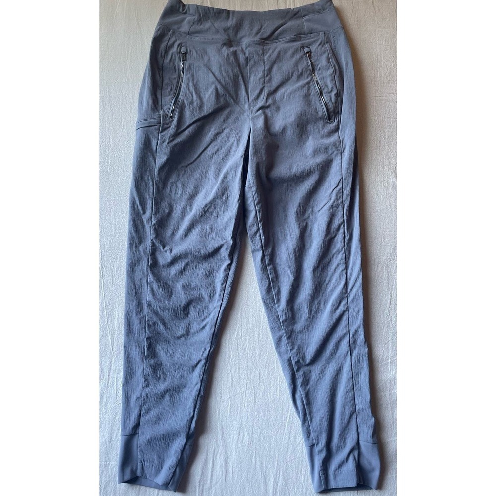 Athleta‎ Womens Size 2 Active Pants Joggers Zipper Pockets Workout Casual Grey